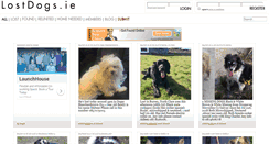 Desktop Screenshot of lostdogs.ie